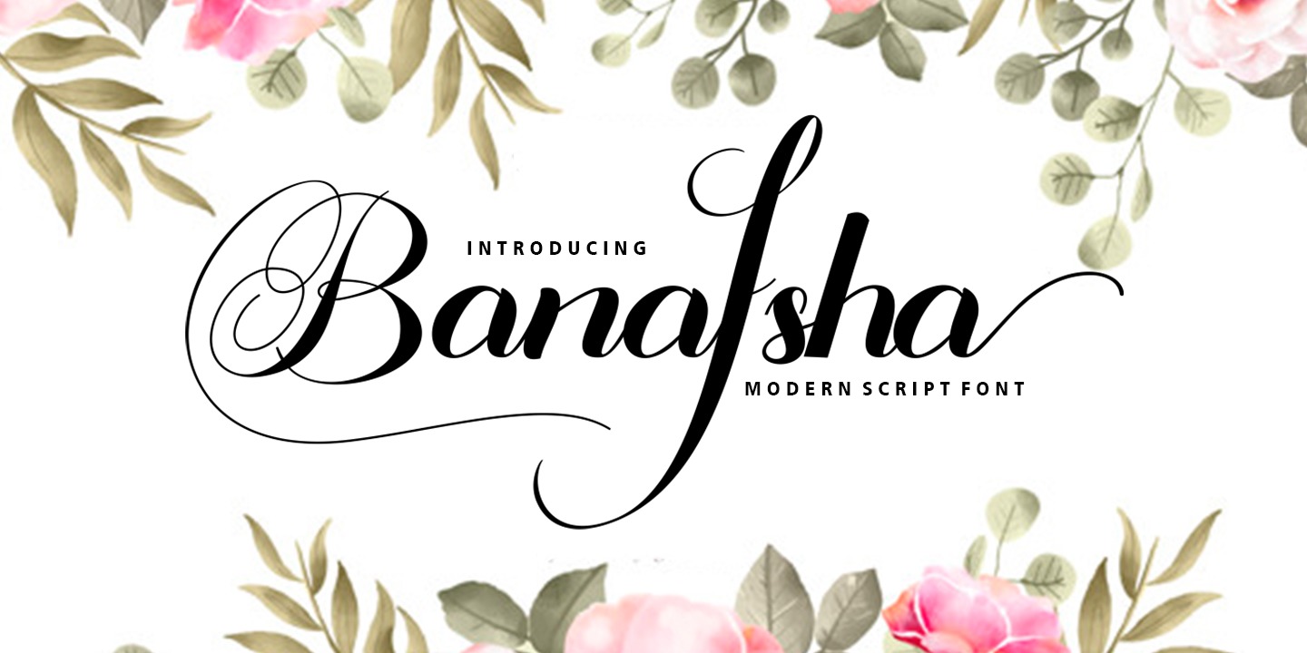 Font Banafsha Script